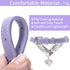 EXPAWLORER Cute Dog Necklace - Rhinestone Dog Collar, Soft Velvet Adjustable Pet Collar for Puppies Cats Small Medium