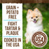 Merrick Fresh Kisses Natural Dental Chews Toothbrush Treats for Tiny Dogs 5-15 Lbs - 106 ct. Box