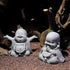 Buddha Fish Tank Decor, Asian Stone Buddha Figurines for Aquarium Zen Garden, Mini Stone Buddha Sculptures