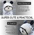 Waterproof & Quick-Drying Puppy Raincoat with Hood and Leash Hole, Cute Hooded Rain Poncho Gear for Large Dogs