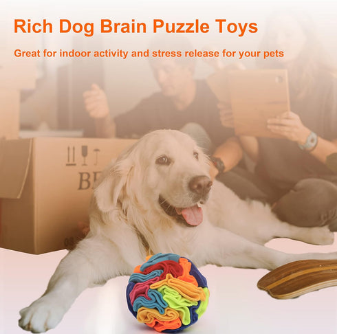 Ablechien Snuffle Ball - Snuffle Ball for Dogs Large Breed, Interactive Dog Toys to Keep Them Busy, Dog Puzzles