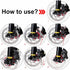 Rotor Truing Fork Bike Disc Alignment Tool, Bicycle Brake Wrench for Bike Disc Brake Pad Adjustment, Strong and Easy to