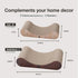 Necoichi Cardboard Cat Scratcher Bed for Indoor Cats - Cat Scratching Board, Horizontal Cat Scratch Pad Lounger with Reversible Usability and Extra Comfort for Lounge, Curved (18" Regular, Oak)
