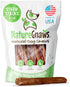 Nature Gnaws USA Steer Sticks for Dogs 5-7" (8oz) - Natural Beef Bully Chew Bones for Aggressive Chewers