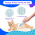 Self-Cleaning Cat and Dog Grooming Brush, Efficient Fur Removal, Ergonomic Design for All Coat Types (Gray)