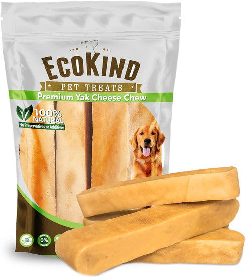 EcoKind Monster Himalayan Yak Cheese Dog Chew, XL Chews, Rawhide Free, Healthy Treats for Aggressive Chewers (Pack of 3)
