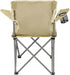 DUNMWAZ Quad Folding Camp Chair with Cup Holder (Royal Blue)