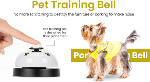 Generic Dog Training Starter Kit for Puppies Magnetic Treat Pouch & Potty Training Bell