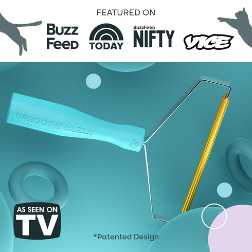 Uproot Cleaner Pro Pet Hair Remover - Multi Fabric Edge and Carpet Scraper for Couch & Rugs
