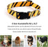 2PCS Adjustable Halloween Dog Collar with Wizard School Printing and Funny Leash for Medium Pets (Yellow, Medium)