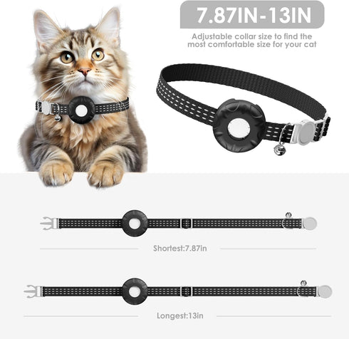Cat Tracker, GPS Tracker, No Monthly Fee Subscription Fee, Pet Tracker Compatible with Apple Find My App (Only iOS)