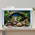 AWERT 48x24 inches Arch Stone Aquarium Background for River Bed & Lake