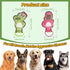 Grnstf 2-Pack Set Crinkle and Squeaky Dog Toys & Tough Tug of War - No Stuffing Chew-Resistant Plush Toys to Keep Them