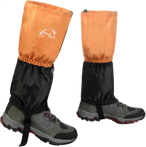 Unisex Waterproof Snowproof Outdoor Hiking Gaiters, Climbing Hunting Snow Legging Cover Wraps