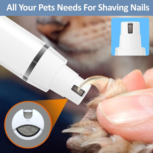 Luxuz 3-in-1 Trimmer, Trimmer Dog & Cat Grooming Kit, Rechargeable Quiet Pet Clippers with Nail Grinder & Paw Cordless