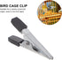 TEHAUX Parakeet Food Cage Metal Hook Clip - Bird Cage Locks, Anti-escape Clips, 20pcs Accessories