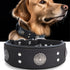 Leather Dog Collar, 2 inches Wide Heavy Duty Genuine Leather, Handmade, Soft, Luxury for Large and Medium Breed Dogs