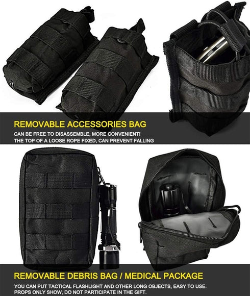 Tactical Airsoft Vest for Outdoors, CS Game Paintball Vest, Adjustable Adult Suitable for Training