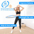 NEOWEEK 2lb Adjustable Exercise Hoops for Adults - Detachable Soft Hoola Weighted Hoop for Weight Loss