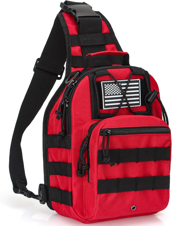 First Aid Sling Backpack - EMS Equipment Emergency Medical Supplies Tactical Range