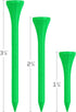 IZZO Golf Wood Golf Tees, Neon Green, 1.75 Inch (Pack of 200)