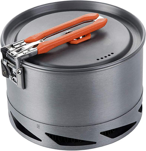 Fire-Maple Feast 1.5L Camping Gear Pot FMC-K2, Hard Anodized Aluminum & Stainless Steel Cookware Set