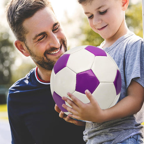 Soccer Ball Size 3, 4, 5 with Pump and Needle - Practice Training Gift for Boys and Girls