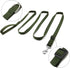 10FT Adjustable Dog Leash, Nylon for Medium Large Dogs, Green