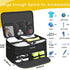 YOREPEK 2 Layer Waterproof Golf Trunk Organizer with Ventilated Compartment for 2 Pair Shoes and Accessories