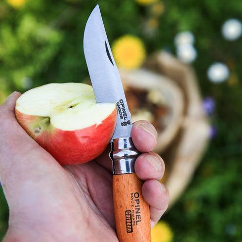 Opinel No.06 Folding Pocket Knife with Beechwood Handle