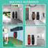 Wall Mounted Golf Bag Hook, 2 Bags Storage Racks for Garage Organization, Space Saving Hanging Organizer