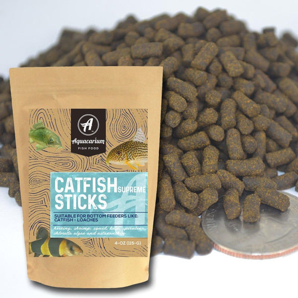 ANGIEHAIE Y.F.S. Catfish Shrimp Sticks - 1/2 LB Tropical Bulk Bottom Feeder Fish Food Pellets