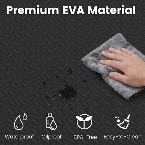 0.5 25 25 52 12 Tangkula Puzzle Exercise Mats, Thick EVA Interlocking Foam Floor Tiles for Protective, Non-Slip Workout