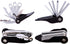 YBEKI NAMUCUO Bike Repair Tool Kits - 19 in 1 Bicycle Tool Set with Saddle Bag and Multi-tool Chain Tool (Black)