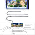 Aquarium Inflow Pipe - Lily Pipe Stainless Steel Surface Skimmer, Durable Outflow Oil-Film Filter Pipe (16/22mm)