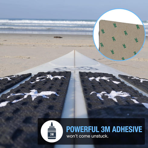 Ho Stevie! Surfboard Front Traction Pad - Go Wax-Free, Soft Traction with Strong Adhesive