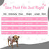 Tooth & Honey Big Dog Stripe Shirt – Pullover with Full Belly Coverage – Pink and Grey Shirt for Extra Large Dogs