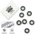 Premium 20Pcs 608rs Bearings Skateboard Bearings Longboard Bearings (8x22x7mm) - Double Rubber Sealed Deep Groove