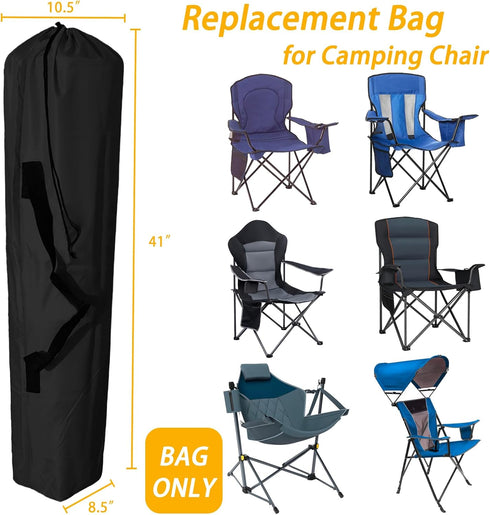 (41"x10.5"x8.5" 2 Pack Hammock, 420D Bolosy Large Camping Chair Bag Replacement Bag, Replacement Carrying Bag for Camp