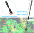 Carefree Fish 4IN1 Carbon Fiber Aquarium Cleaning Tools, Long Handle Adjustable Length 18-24 Inch Fish Tank Cleaner Kit