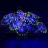 Uniclife Glowing Effect Artificial Coral Plant, Decorative Aquarium Ornament, Yellow