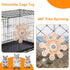 WanZEXine Chinchilla Chinchilla (6.3 Rotating Natural Wood Chew Toys, Interactive Enrichment Rat Enrichment Toys