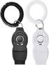 Dog Training Clickers and Whistle, 2-Pack (White + Black) for Positive Reinforcement, Fix Undesired Behaviors