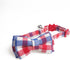 KUDES 2 Pack Cat Collar Breakaway - Adjustable Bow Tie and Bell for Kitty and Puppies, 7.8-10.5 Inch