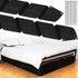 Under Bed Blocker for Pets, Toy Blocker with Black Zip Ties, Under Bed Barrier for Dogs Cats Puppy Furniture (Black,