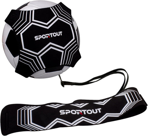 Sportout Soccer/Volleyball Training Aid, Solo Trainer with Adjustable Waist Belt for Kids Adults, Perfect Gift