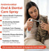 3.38 oz Oral Spray for Dogs and Cats Teeth Cleaning Spray Freshens Breath, Soothes Gums, Alcohol Free Daily Dental Care