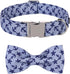 Lionet Paws Dog Collar with Bowtie, Adjustable Comfortable Summer Collar for Small to Large Dogs