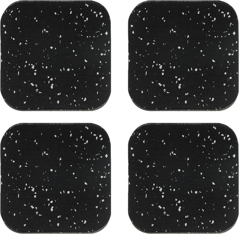 PATIKIL Treadmill Mat, 4 Pcs Exercise Equipment Mat Noise Reduction for Floor