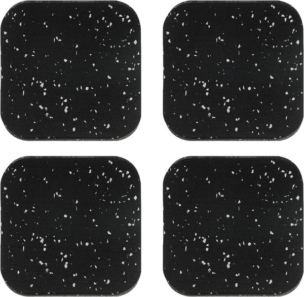 PATIKIL Treadmill Mat, 4 Pcs Exercise Equipment Mat Noise Reduction for Floor